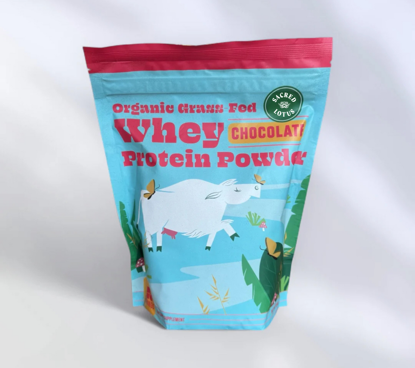 Organic Grass-Fed Whey Protein Powder - Chocolate