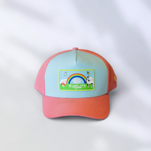 Rainbow Aqua Hat-9