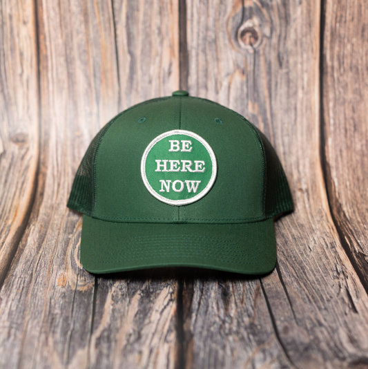 Green Be Here Now Hat-3