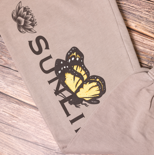 Butterfly Sweatpants - Grey-10