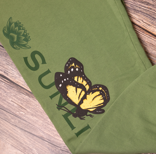 Butterfly Sweatpants - Green-11