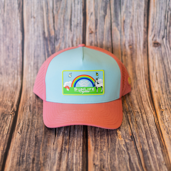 Rainbow Aqua Hat