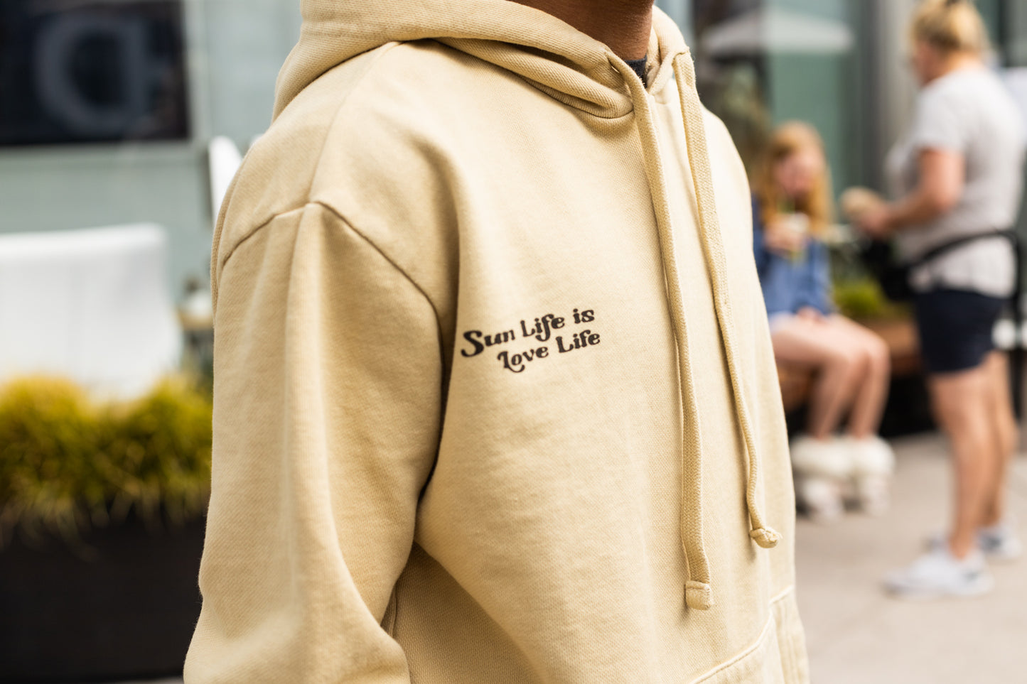 SunLife Pullover Hoodie Graphic - Sand