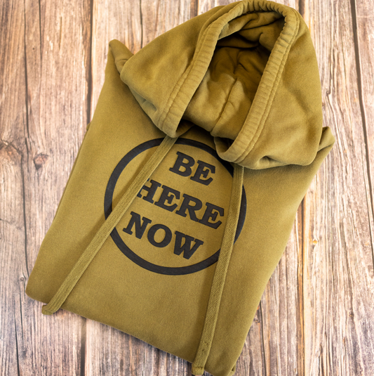 SunLife Pullover Hoodie Be Here Now - Moss-12