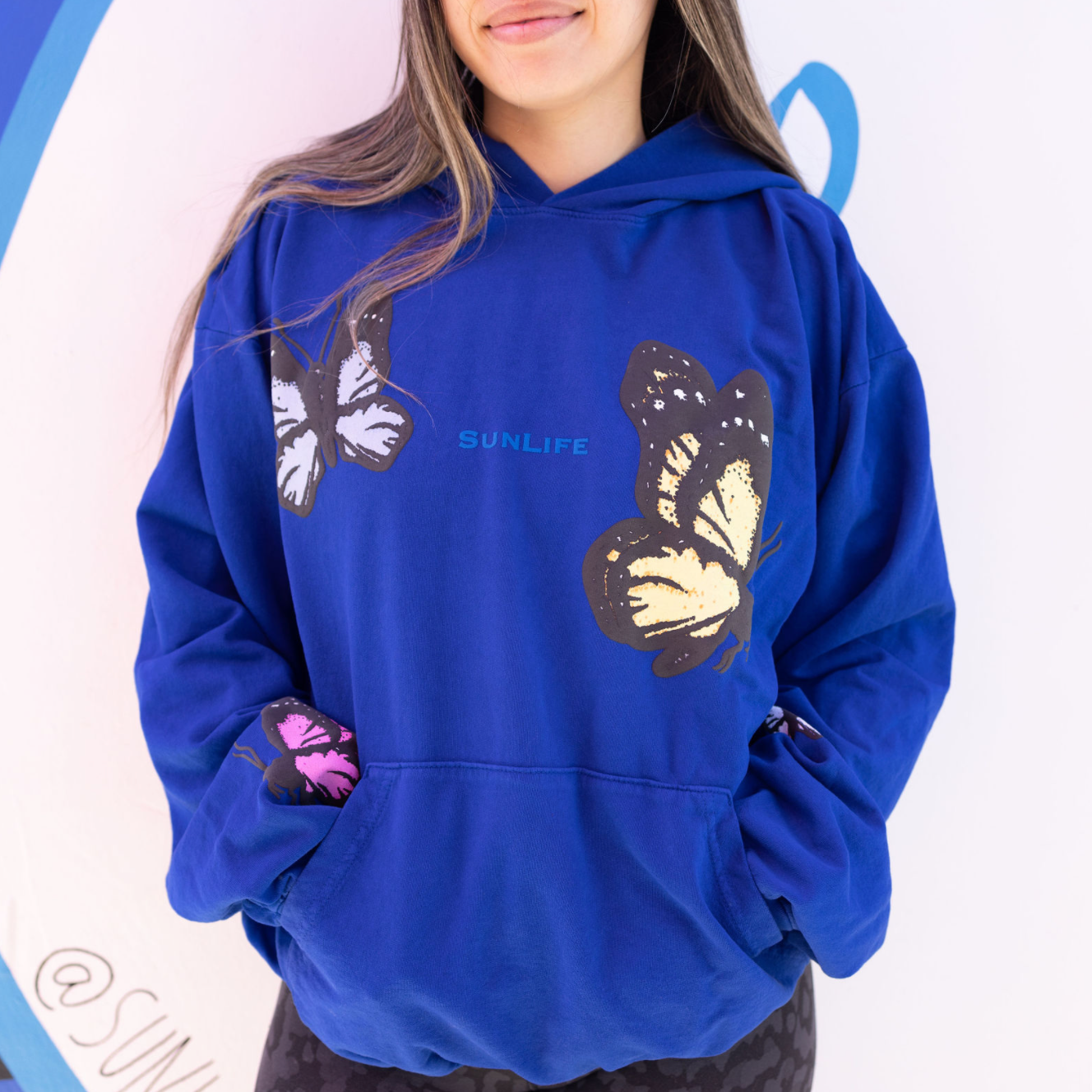 Butterfly Hoodie - Blue