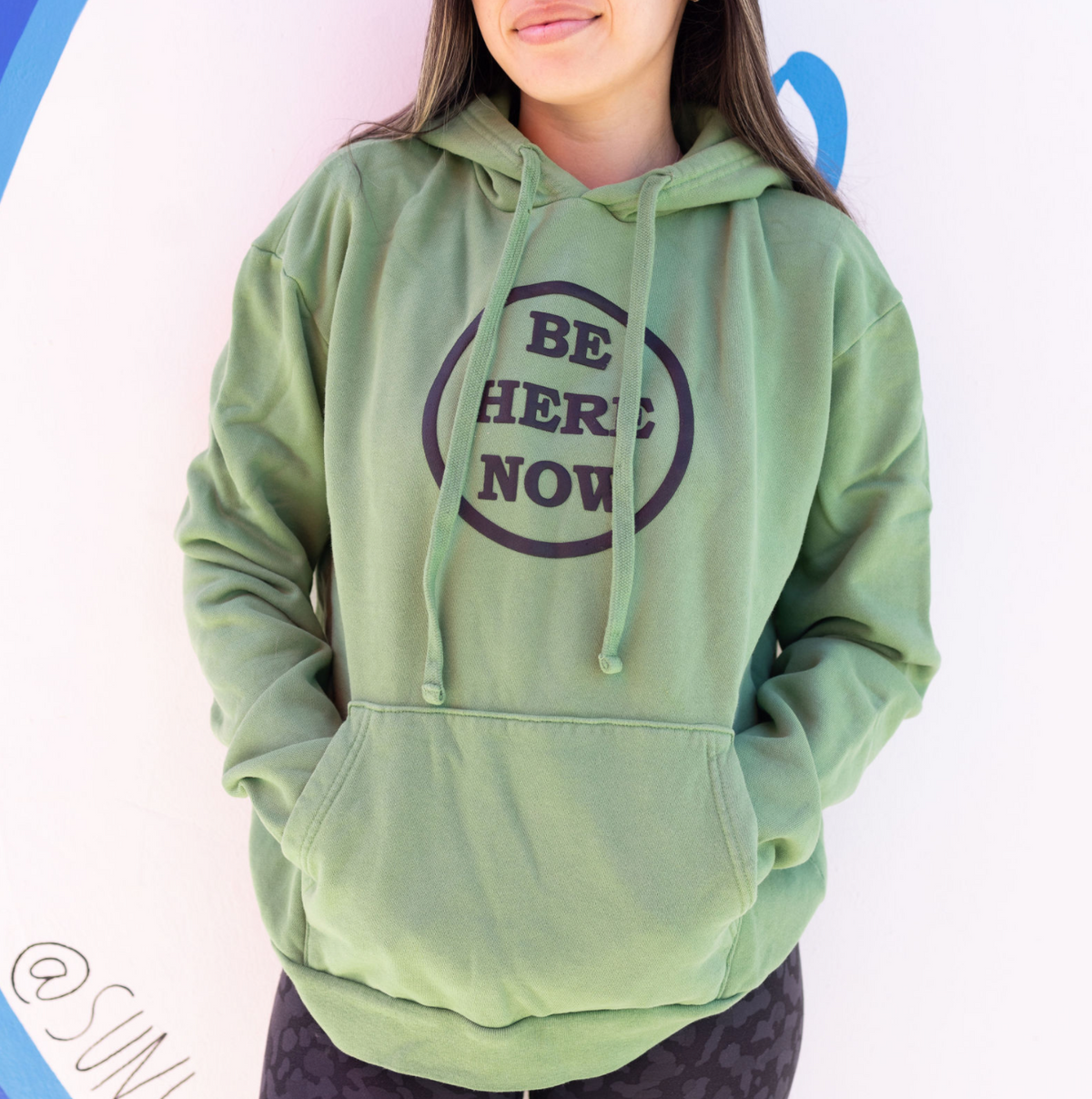 SunLife Pullover Hoodie Be Here Now - Jade